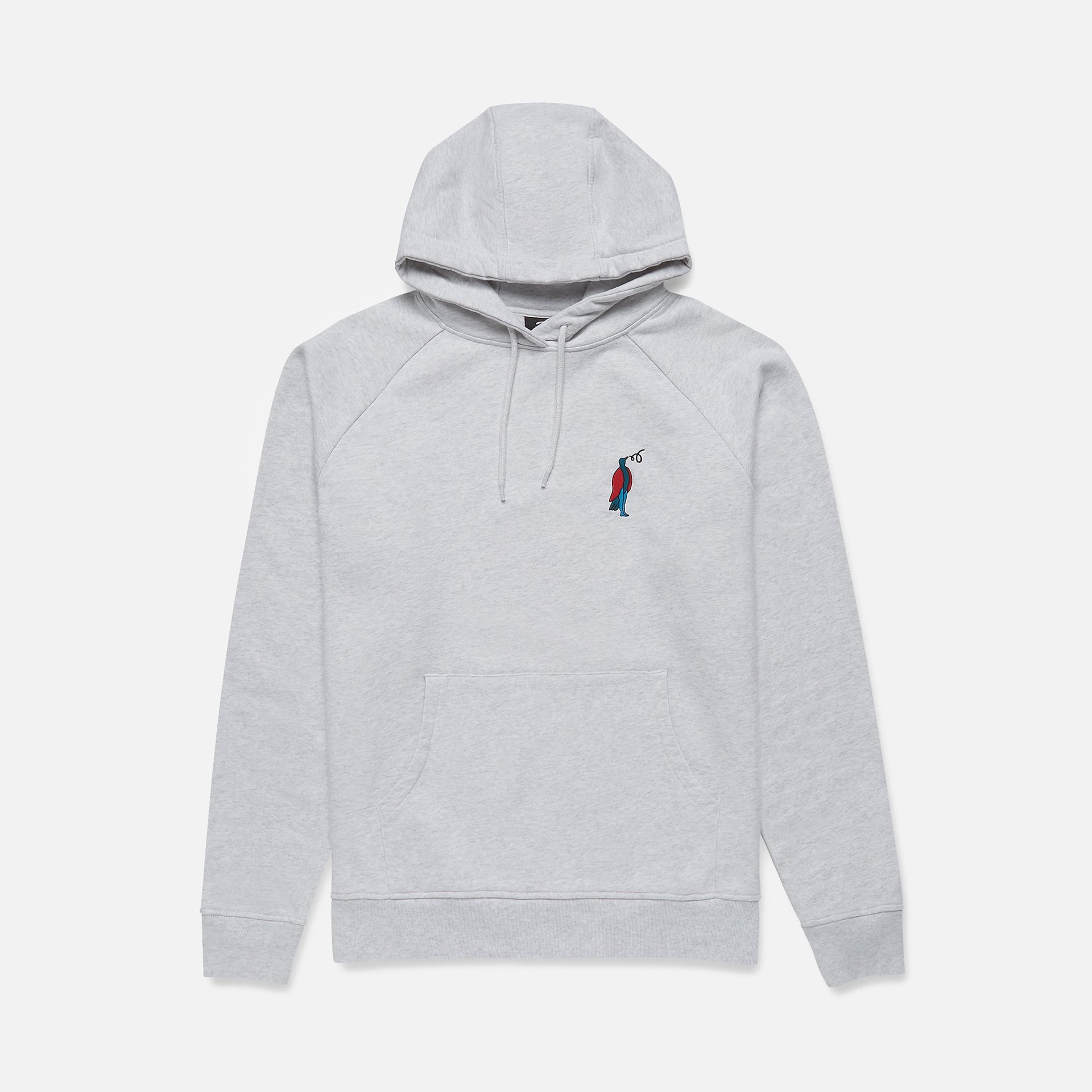 by Parra Staring Hoodie - Ash Grey