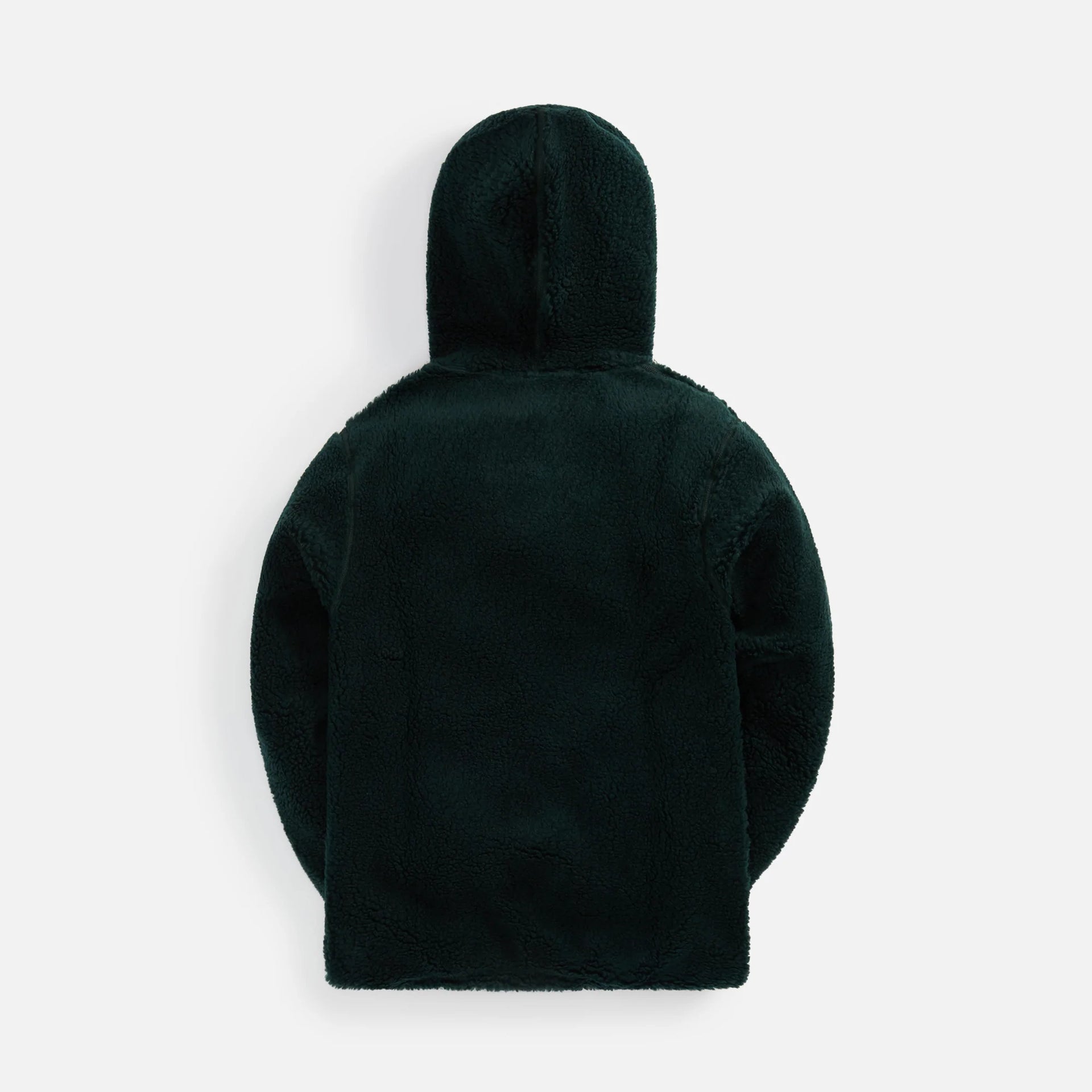 by Parra Mirrored Flag Logo Polar Fleece Hoodie - Pine Green