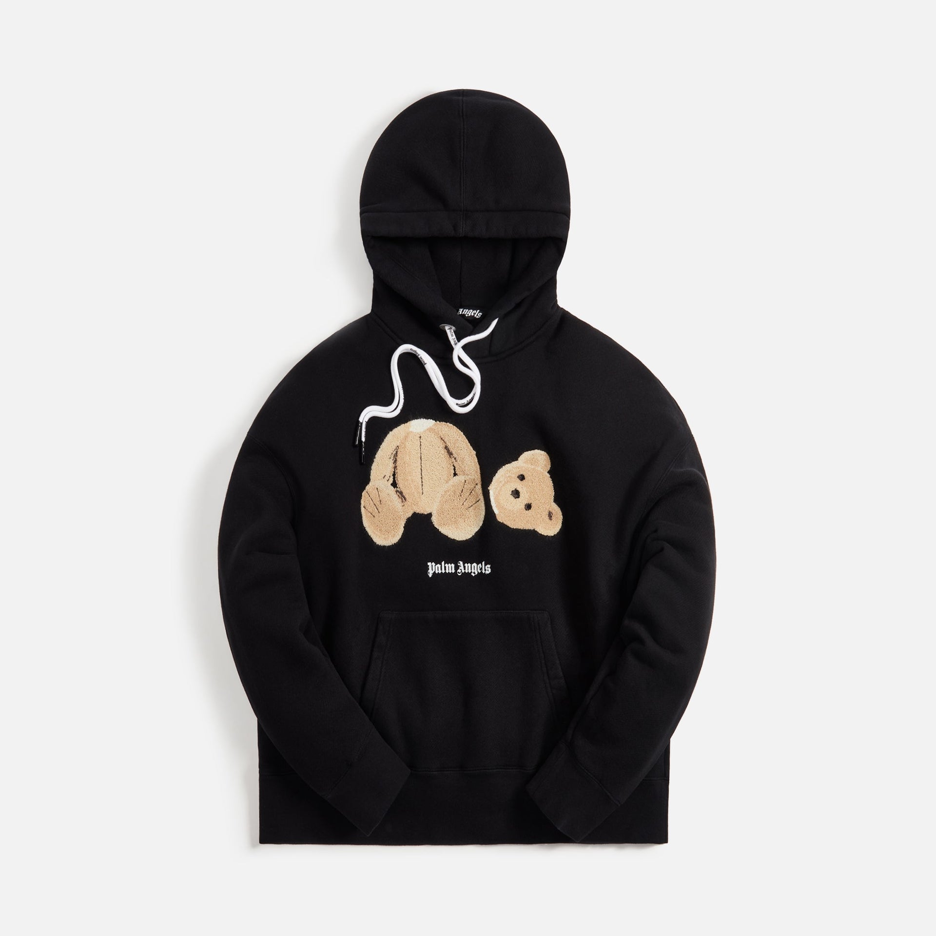 Palm Angels PA Bear Hoodies - Black / Brown