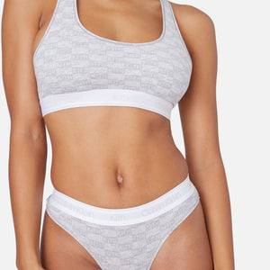 Kith Women for Calvin Klein Thong - Light Heather Grey