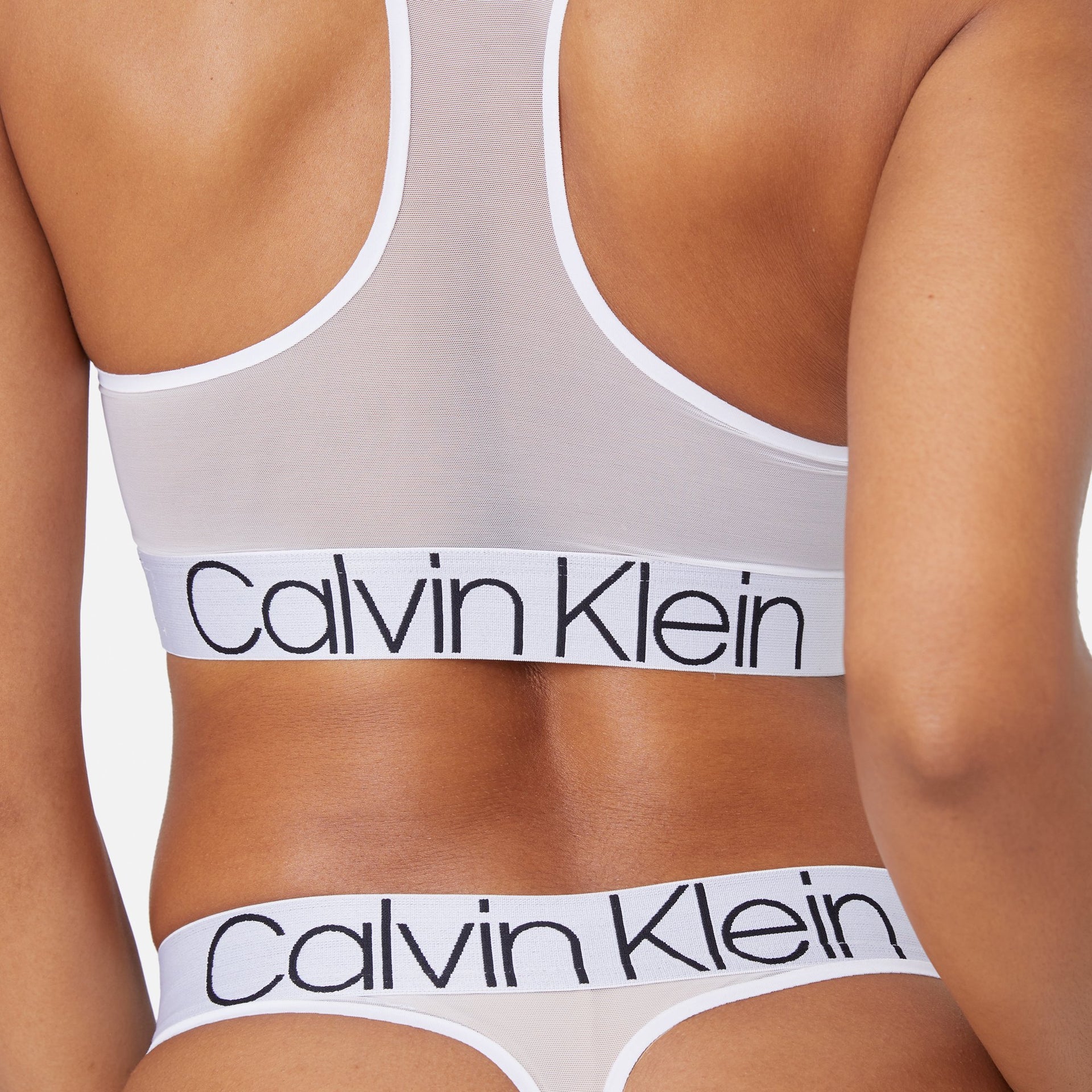 Kith Women for Calvin Klein Mesh Thong - White