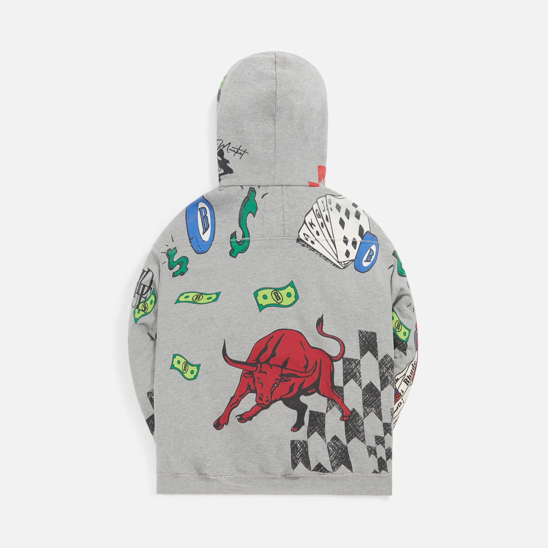 Rhude Doodle Hoodie - Grey