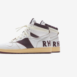 Rhude Rhecess High - White / Maroon