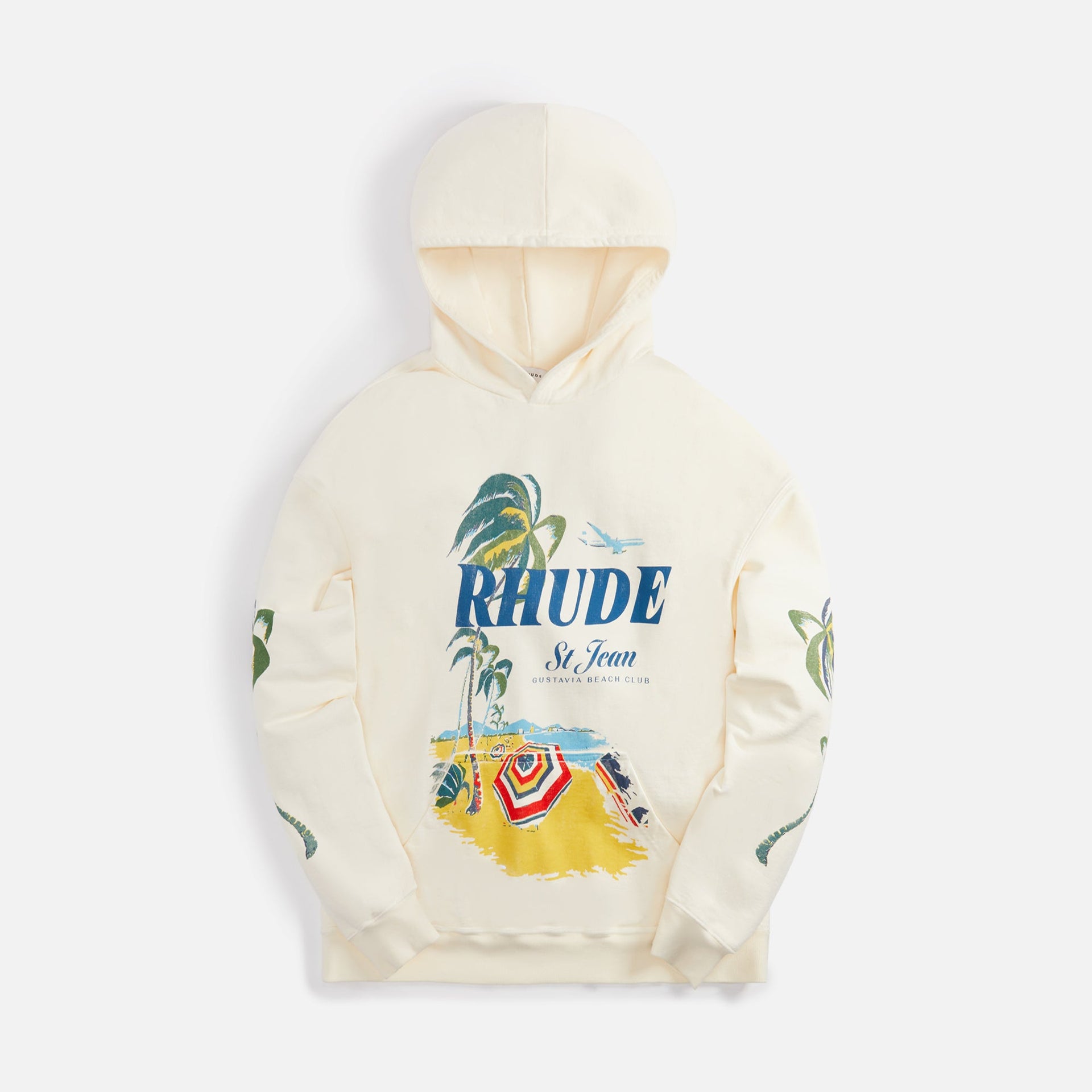 Rhude Beach Club Hoodie - Vintage White