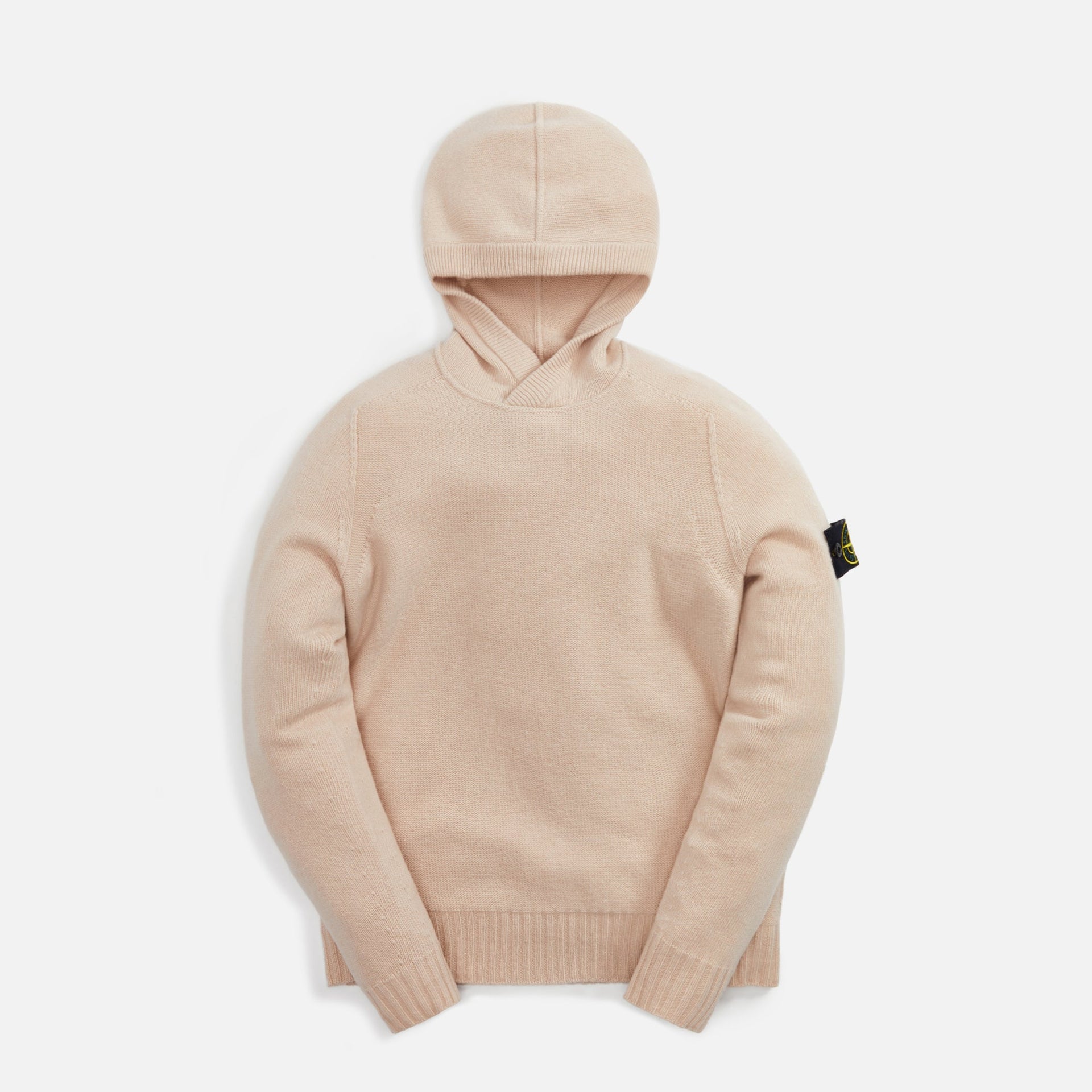 Stone Island Lambswool Naslan Hood Sweater - Antique Rose