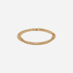 Maor Noix Triple Wrap Necklace / Bracelet in Yellow Gold - Gold