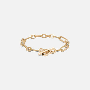 Maor Cuadro Mixed Links Bracelet in Yellow Gold - Gold