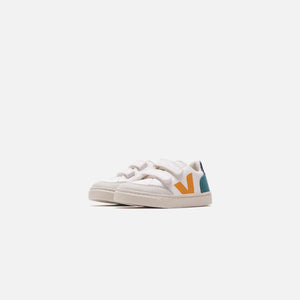 Veja V 12 Junior - Extra White / Multico Brittany