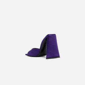 The Attico Devon Mule - Raso Purple