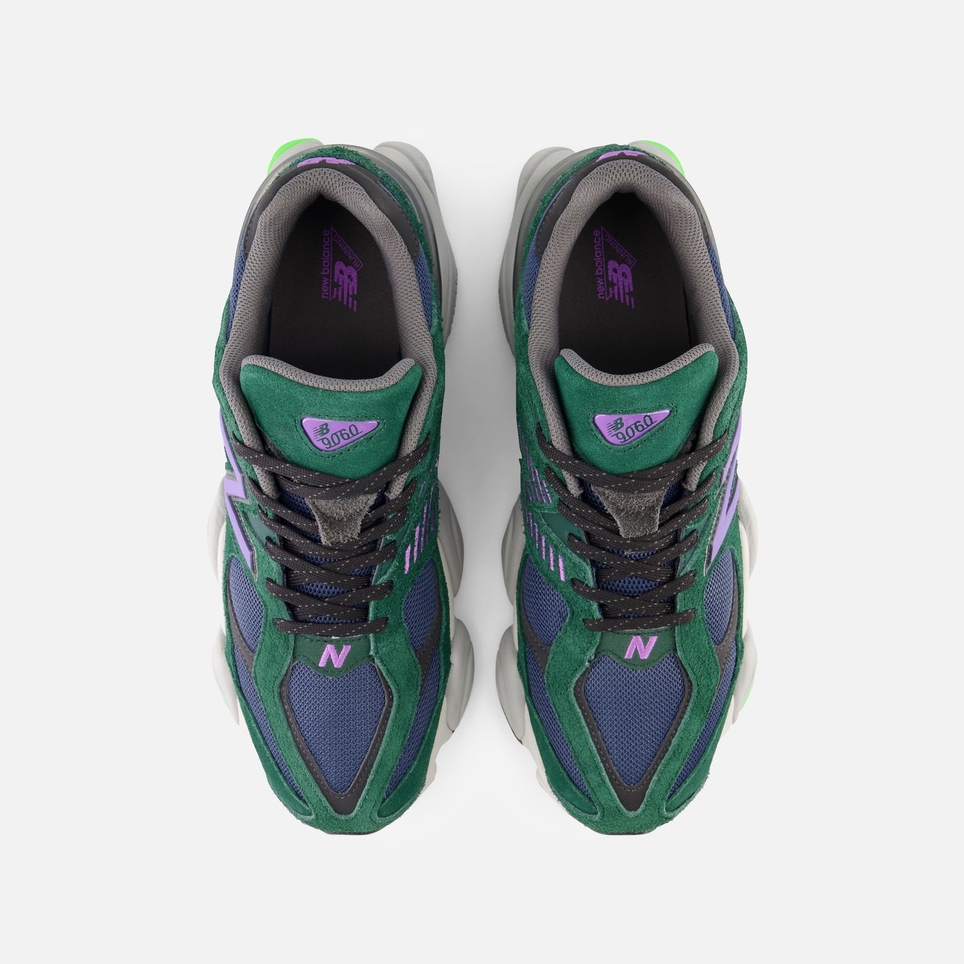 New Balance 9060 - Green / Navy / Purple